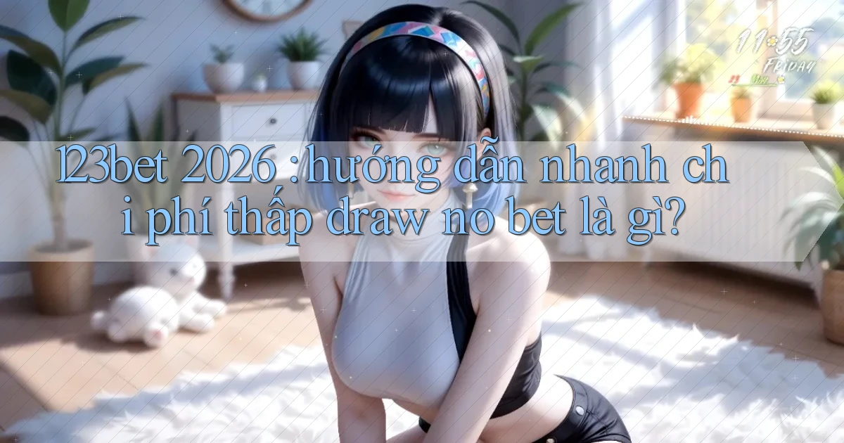 123bet 2026 hướng dẫn nhanh chi phí thấp draw no bet là gì