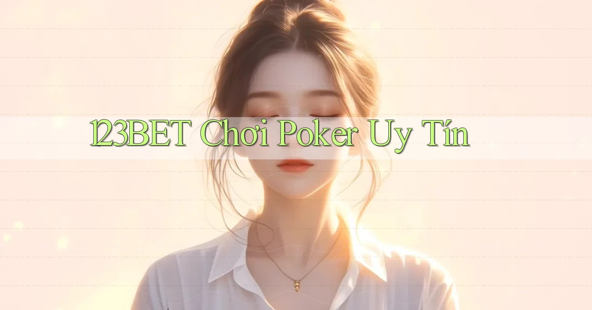 123bet  chơi poker uy tín