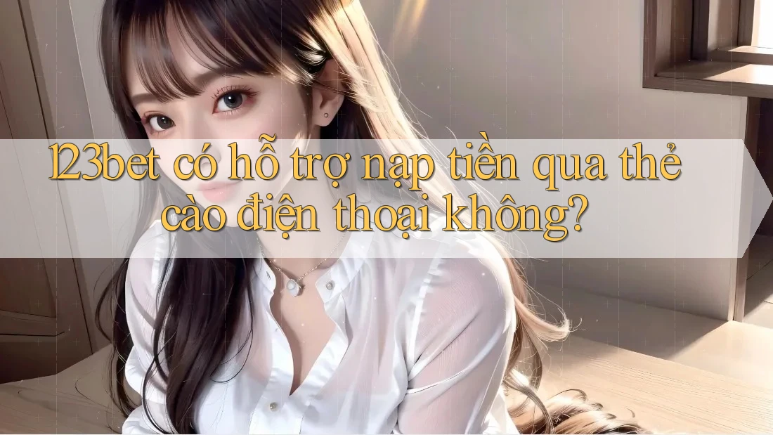 123bet có hỗ trợ nạp tiền qua thẻ cào điện thoại không?