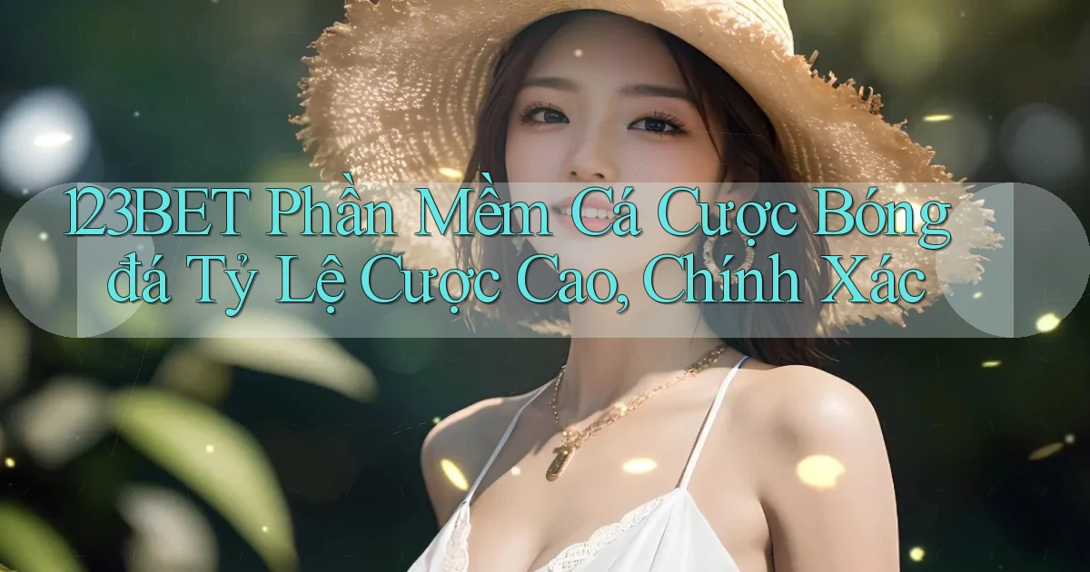 123bet  phần mềm cá cược bóng đá tỷ lệ cược cao, chính xác