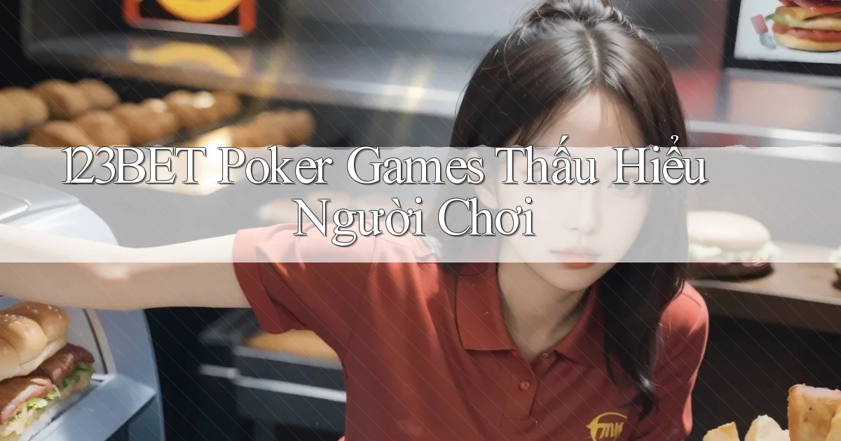 123bet  poker games thấu hiểu người chơi