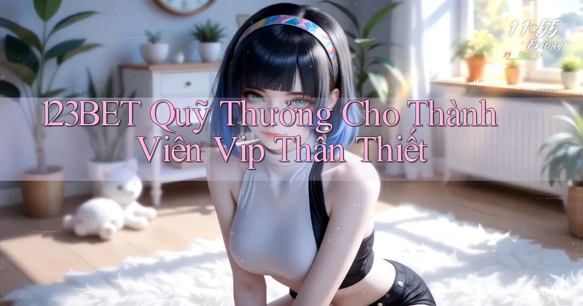 123bet  quỹ thưởng cho thành viên vip thân thiết