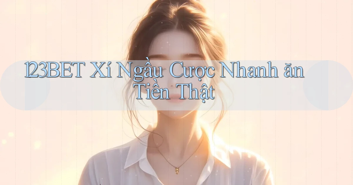 123bet  xí ngầu cược nhanh ăn tiền thật