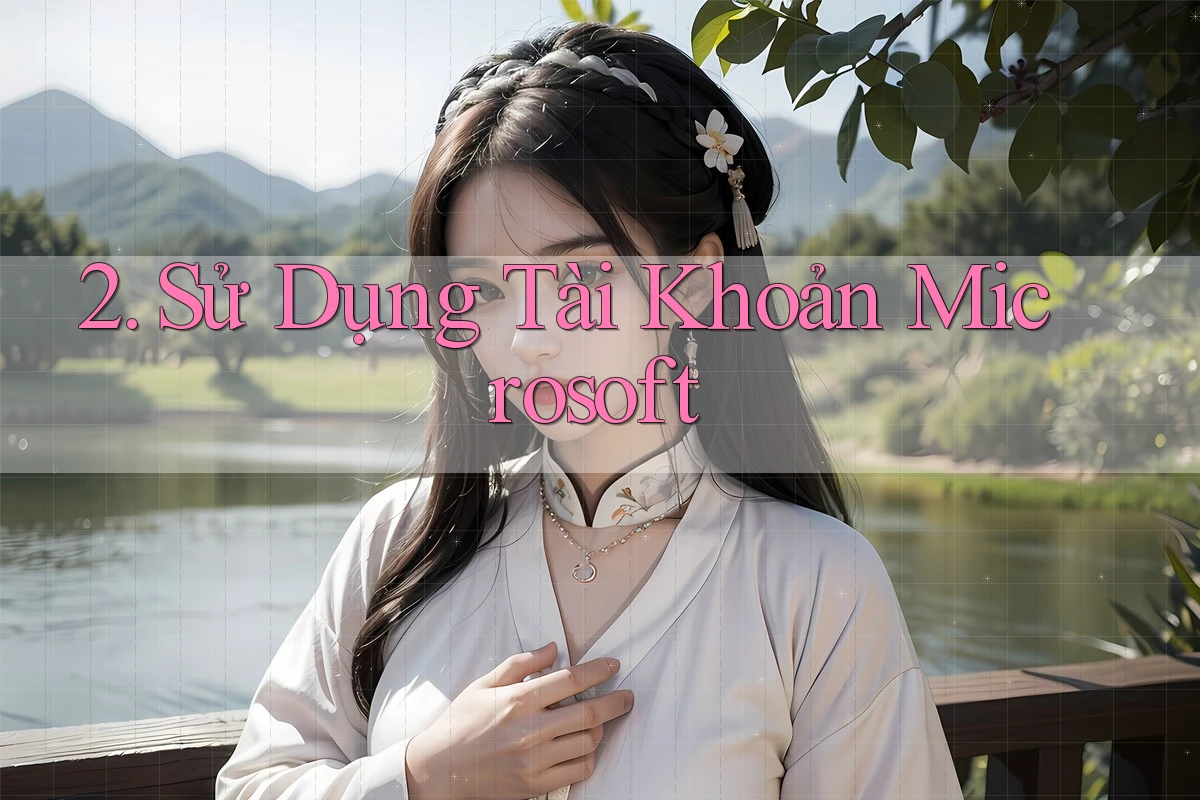 2. Sử Dụng Tài Khoản Microsoft