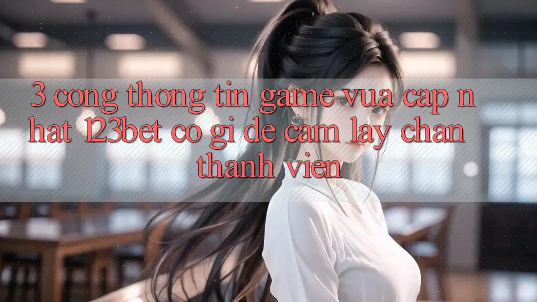 3. Cổng thông tin Game Vừa cập nhật 123bet Có Gì Để Cầm lấy Chân Thành viên?