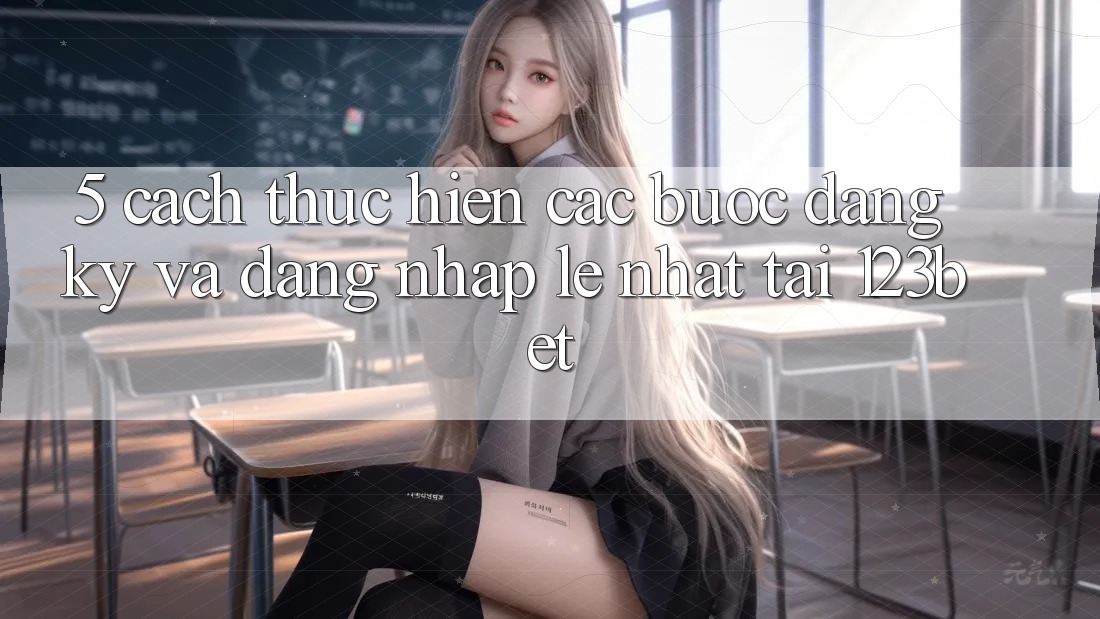 5. Cách thực hiện Các Bước Đăng Ký Và Đăng Nhập Lẹ Nhất Tại 123bet