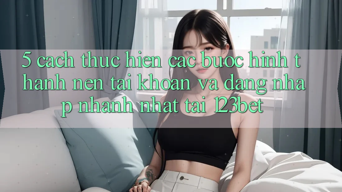 5. Cách thực hiện Các Bước Hình thành nên tài khoản Và Đăng Nhập Nhanh Nhất Tại 123bet