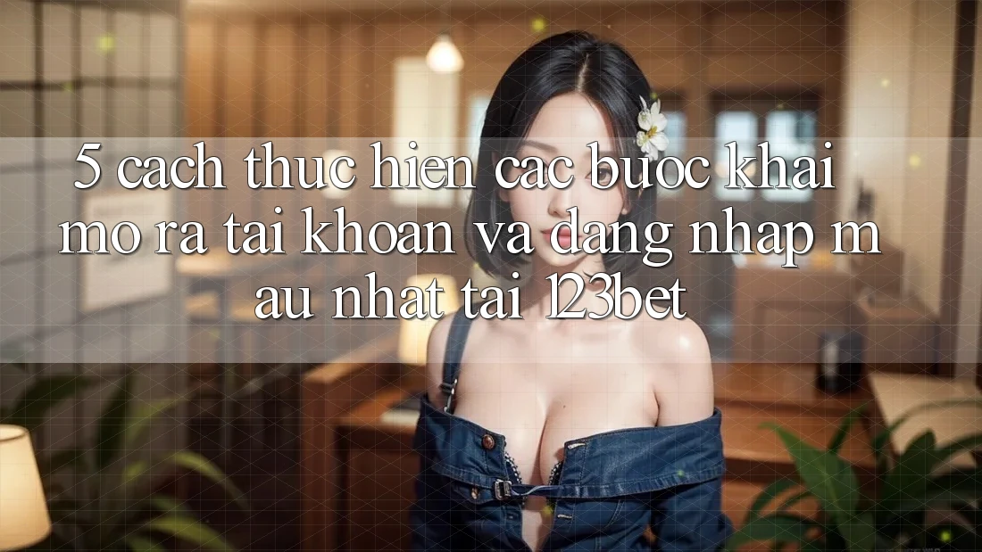 5. Cách thực hiện Các Bước Khai mở ra tài khoản Và Đăng nhập Mau Nhất Tại 123bet