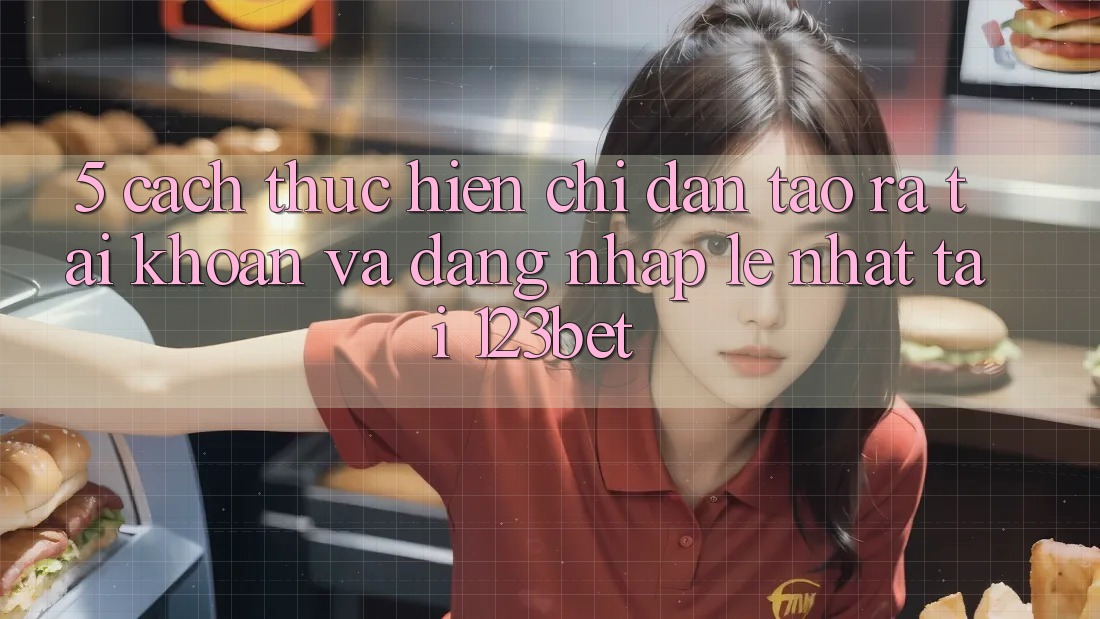 5. Cách thực hiện Chỉ dẫn Tạo ra tài khoản Và Đăng Nhập Lẹ Nhất Tại 123bet