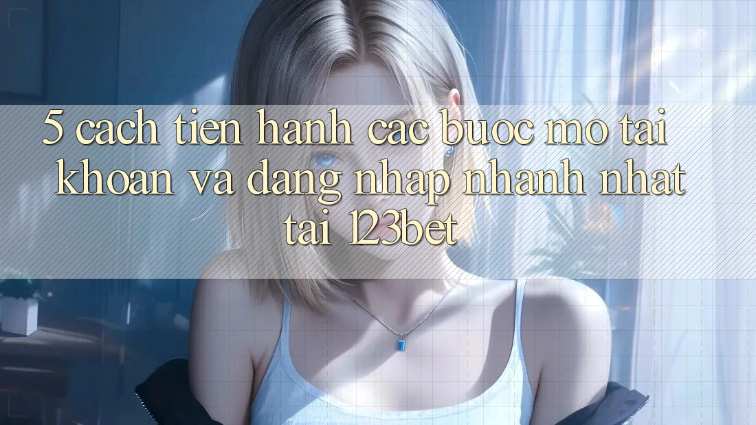 5. Cách tiến hành Các Bước Mở tài khoản Và Đăng Nhập Nhanh Nhất Tại 123bet