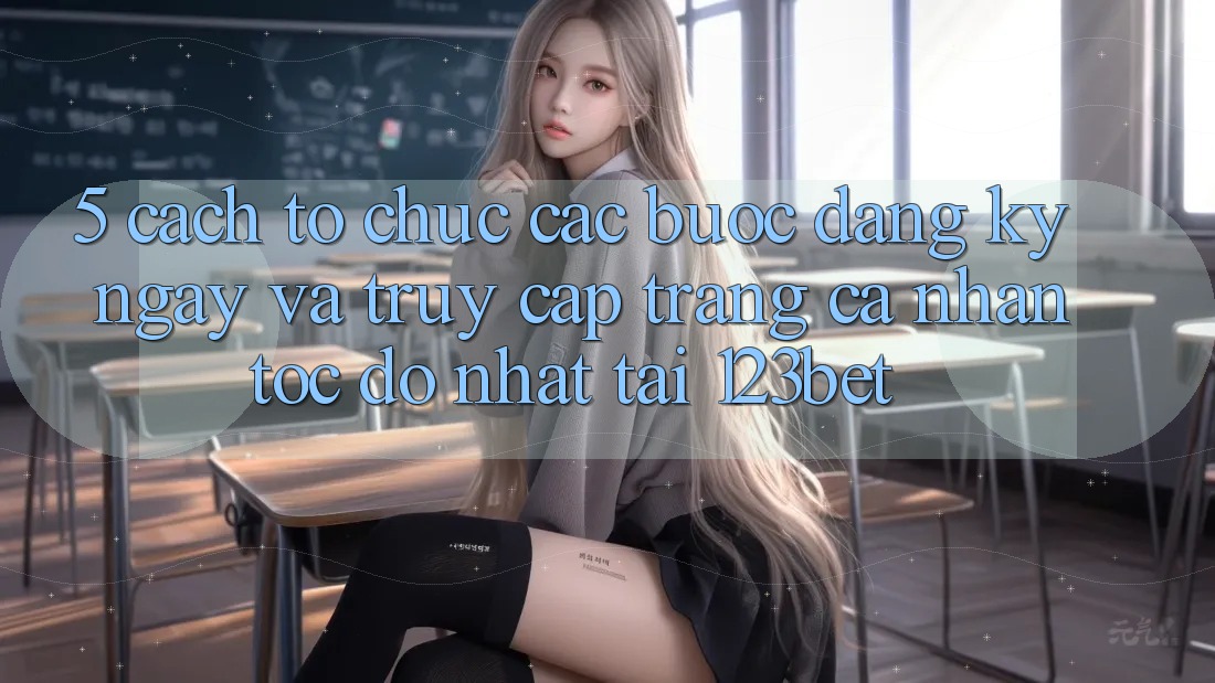 5. Cách tổ chức Các Bước Đăng ký ngay Và Truy cập trang cá nhân Tốc độ Nhất Tại 123bet