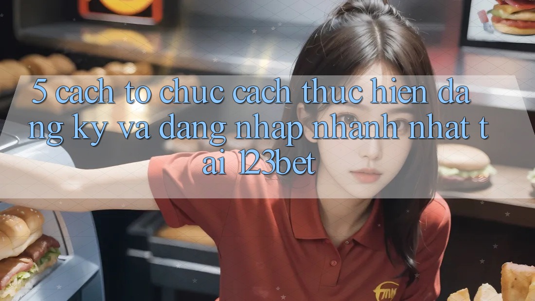 5. Cách tổ chức Cách thực hiện Đăng Ký Và Đăng Nhập Nhanh Nhất Tại 123bet