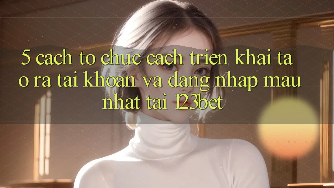 5. Cách tổ chức Cách triển khai Tạo ra tài khoản Và Đăng Nhập Mau Nhất Tại 123bet