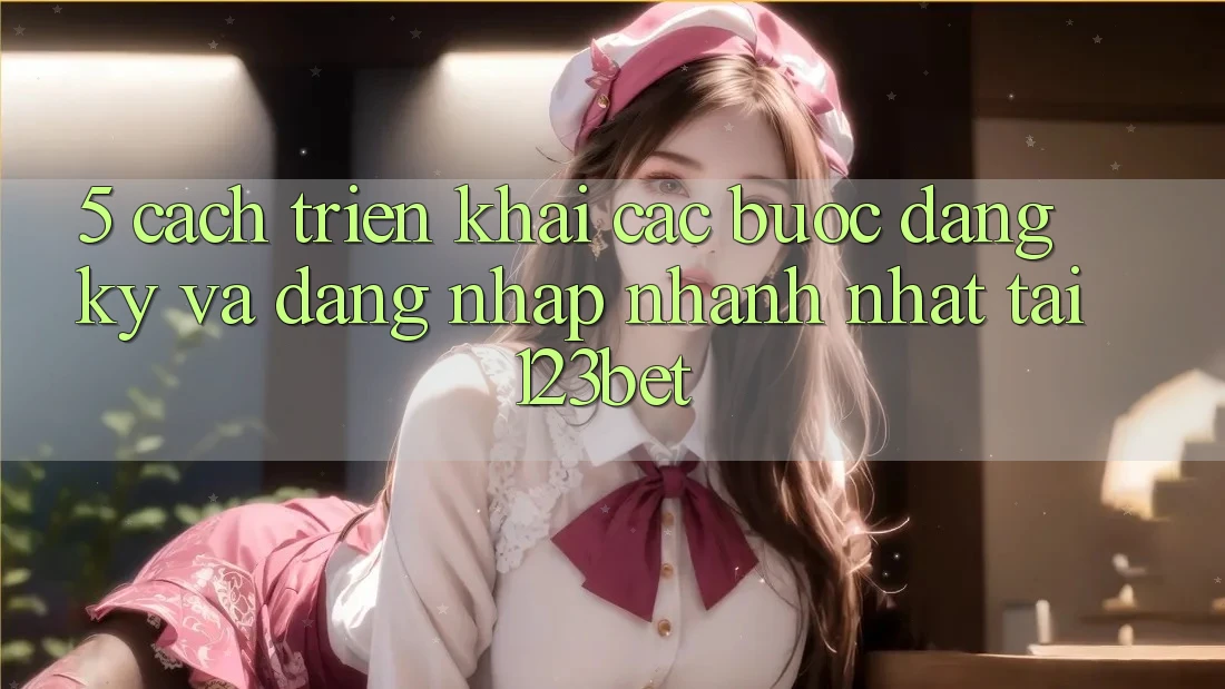 5. Cách triển khai Các Bước Đăng Ký Và Đăng Nhập Nhanh Nhất Tại 123bet