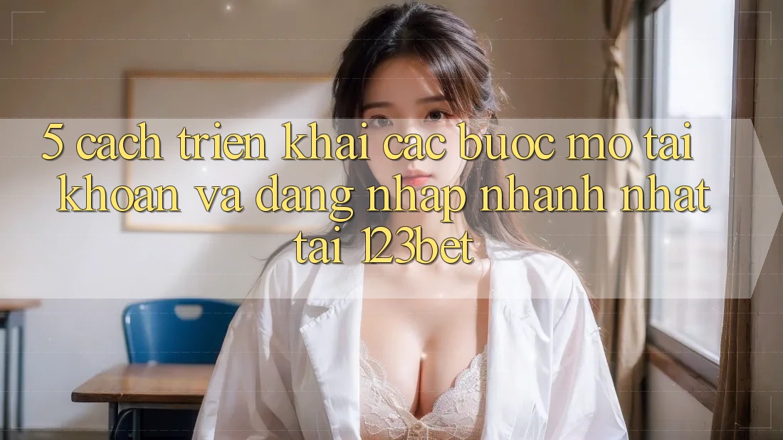 5. Cách triển khai Các Bước Mở tài khoản Và Đăng Nhập Nhanh Nhất Tại 123bet
