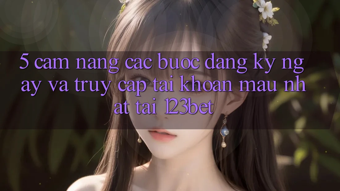 5. Cẩm nang Các Bước Đăng ký ngay Và Truy cập tài khoản Mau Nhất Tại 123bet