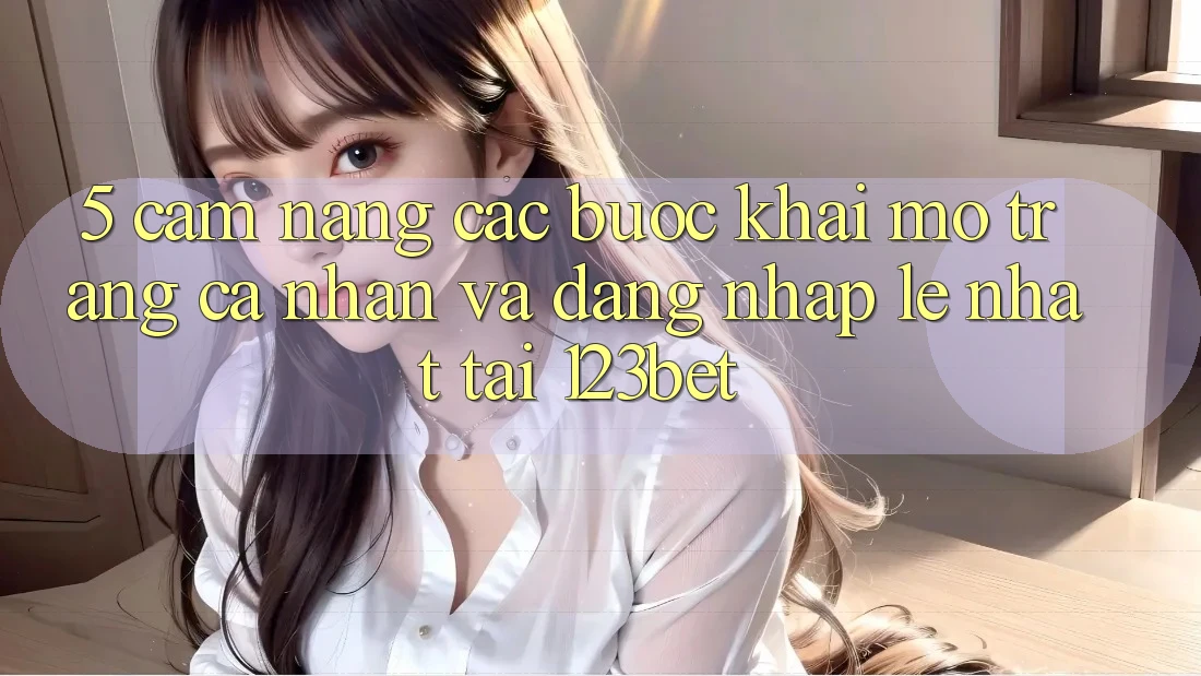 5. Cẩm nang Các Bước Khai mở trang cá nhân Và Đăng Nhập Lẹ Nhất Tại 123bet