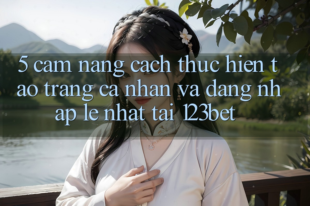 5. Cẩm nang Cách thực hiện Tạo trang cá nhân Và Đăng Nhập Lẹ Nhất Tại 123bet