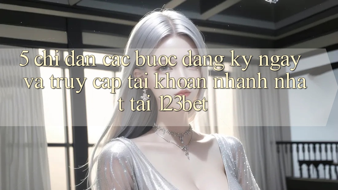 5. Chỉ dẫn Các Bước Đăng ký ngay Và Truy cập tài khoản Nhanh Nhất Tại 123bet