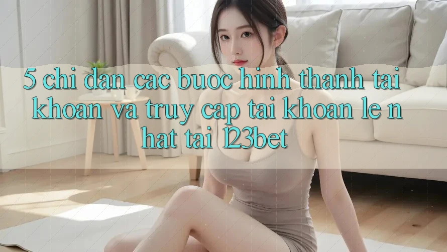 5. Chỉ dẫn Các Bước Hình thành tài khoản Và Truy cập tài khoản Lẹ Nhất Tại 123bet