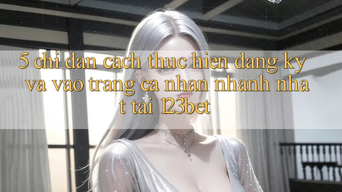 5. Chỉ dẫn Cách thực hiện Đăng Ký Và Vào trang cá nhân Nhanh Nhất Tại 123bet