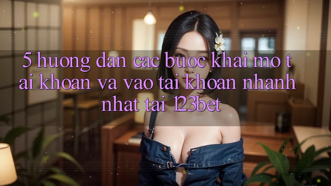 5. Hướng Dẫn Các Bước Khai mở tài khoản Và Vào tài khoản Nhanh Nhất Tại 123bet