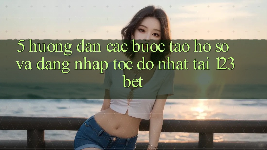 5. Hướng Dẫn Các Bước Tạo hồ sơ Và Đăng Nhập Tốc độ Nhất Tại 123bet