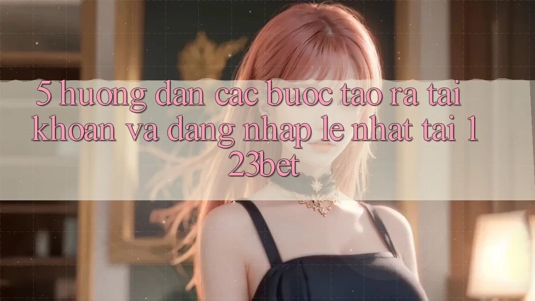 5. Hướng Dẫn Các Bước Tạo ra tài khoản Và Đăng Nhập Lẹ Nhất Tại 123bet