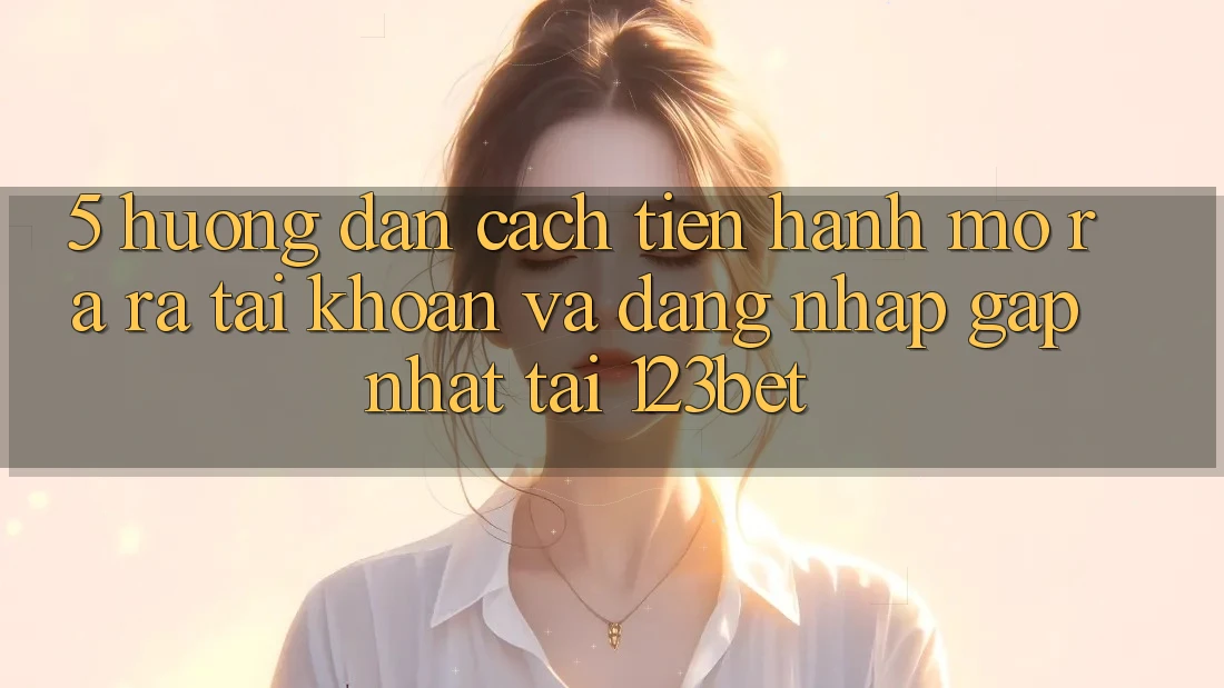 5. Hướng Dẫn Cách tiến hành Mở ra ra tài khoản Và Đăng Nhập Gấp Nhất Tại 123bet