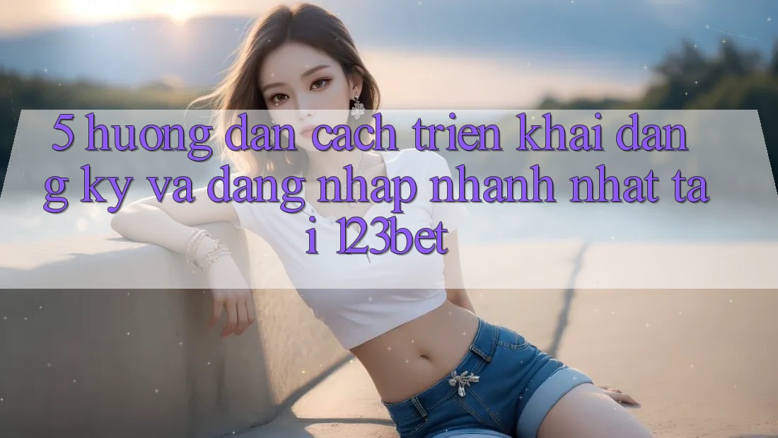 5. Hướng Dẫn Cách triển khai Đăng Ký Và Đăng Nhập Nhanh Nhất Tại 123bet