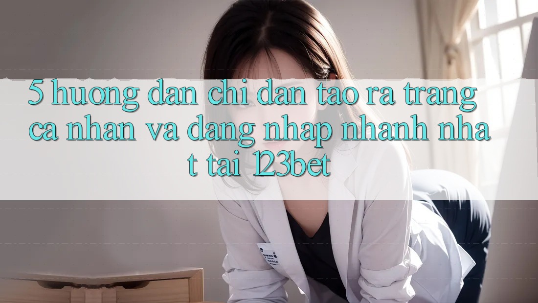 5. Hướng Dẫn Chỉ dẫn Tạo ra trang cá nhân Và Đăng Nhập Nhanh Nhất Tại 123bet