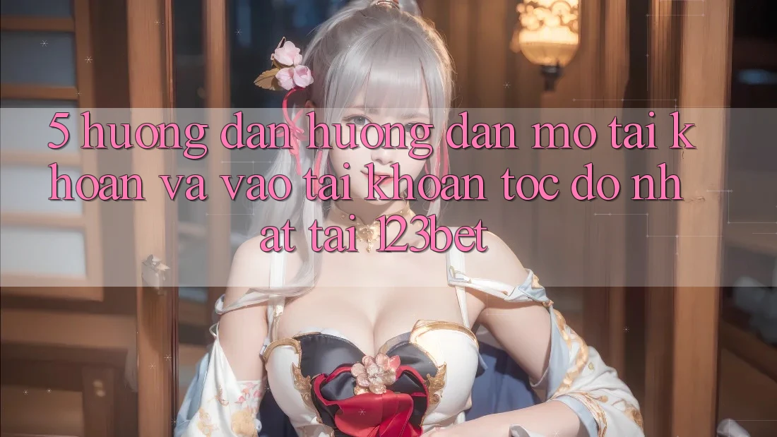 5. Hướng Dẫn Hướng dẫn Mở tài khoản Và Vào tài khoản Tốc độ Nhất Tại 123bet