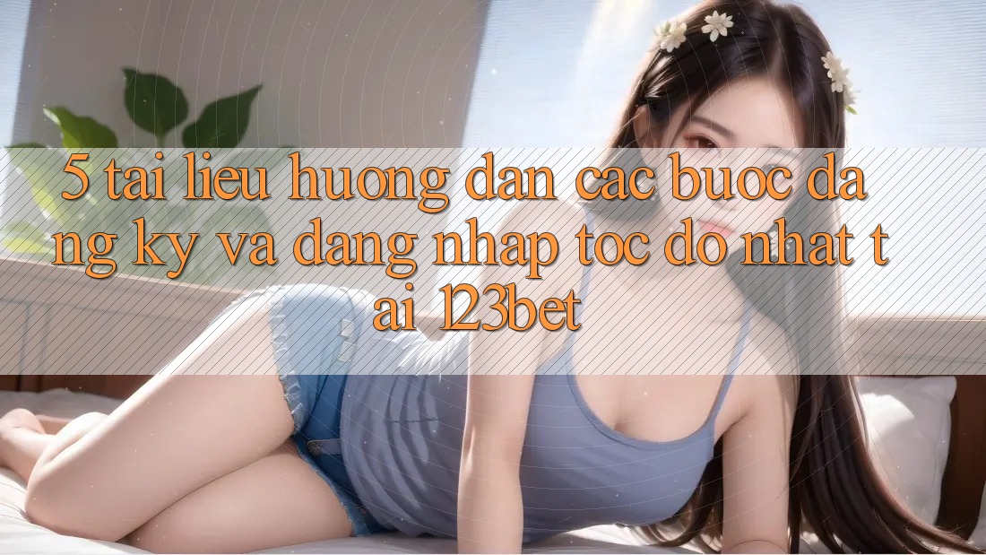 5. Tài liệu hướng dẫn Các Bước Đăng Ký Và Đăng nhập Tốc độ Nhất Tại 123bet