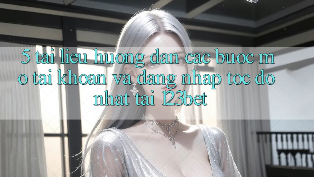 5. Tài liệu hướng dẫn Các Bước Mở tài khoản Và Đăng Nhập Tốc độ Nhất Tại 123bet