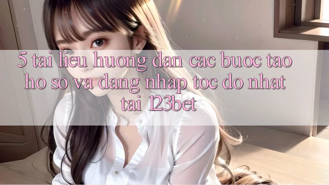 5. Tài liệu hướng dẫn Các Bước Tạo hồ sơ Và Đăng Nhập Tốc độ Nhất Tại 123bet