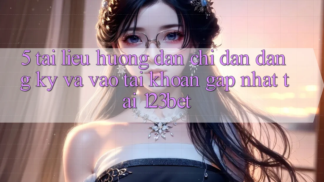 5. Tài liệu hướng dẫn Chỉ dẫn Đăng Ký Và Vào tài khoản Gấp Nhất Tại 123bet