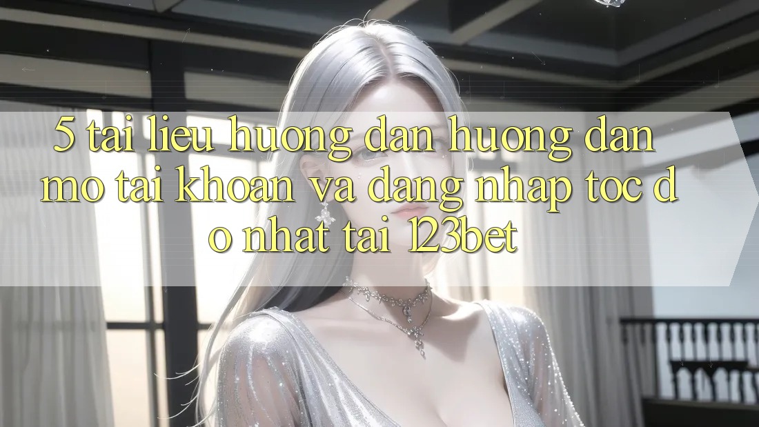 5. Tài liệu hướng dẫn Hướng dẫn Mở tài khoản Và Đăng Nhập Tốc độ Nhất Tại 123bet