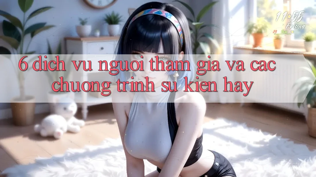 6. Dịch Vụ Người tham gia Và Các Chương Trình Sự kiện Hay