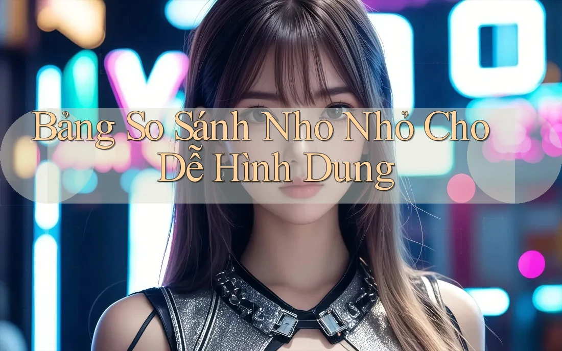 Bảng So Sánh Nho Nhỏ Cho Dễ Hình Dung