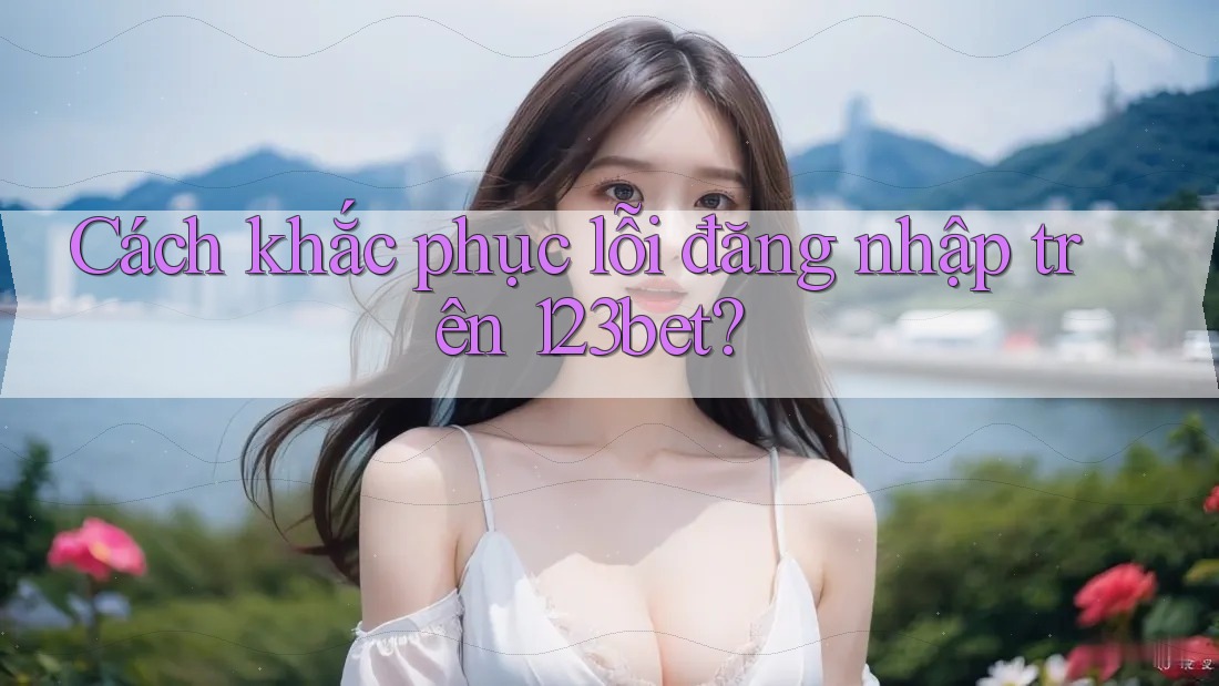 Cách khắc phục lỗi đăng nhập trên 123bet?