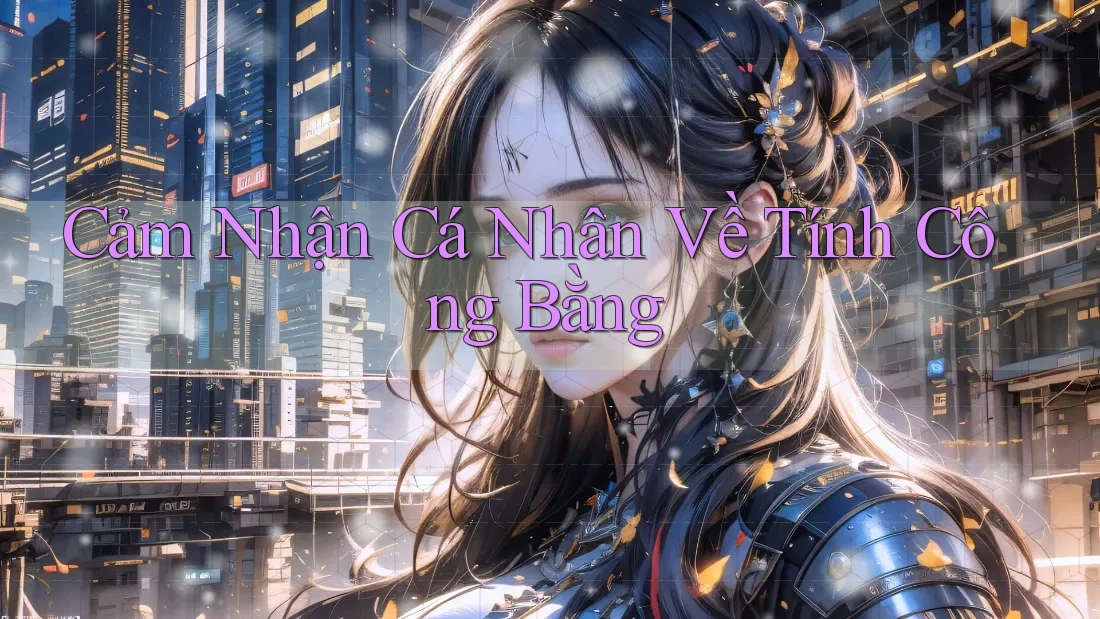Cảm Nhận Cá Nhân Về Tính Công Bằng Cảm Nhận Cá Nhân Về Tính Công Bằng