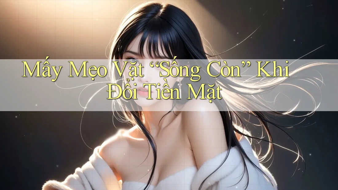 Mấy Mẹo Vặt “Sống Còn” Khi Đổi Tiền Mặt