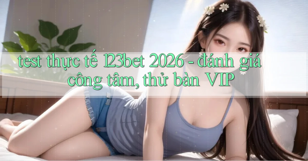 test thực tế 123bet 2026   đánh giá công tâm, thử bàn VIP