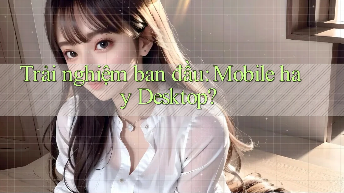 Trải nghiệm ban đầu: Mobile hay Desktop? Trải nghiệm ban đầu: Mobile hay Desktop?