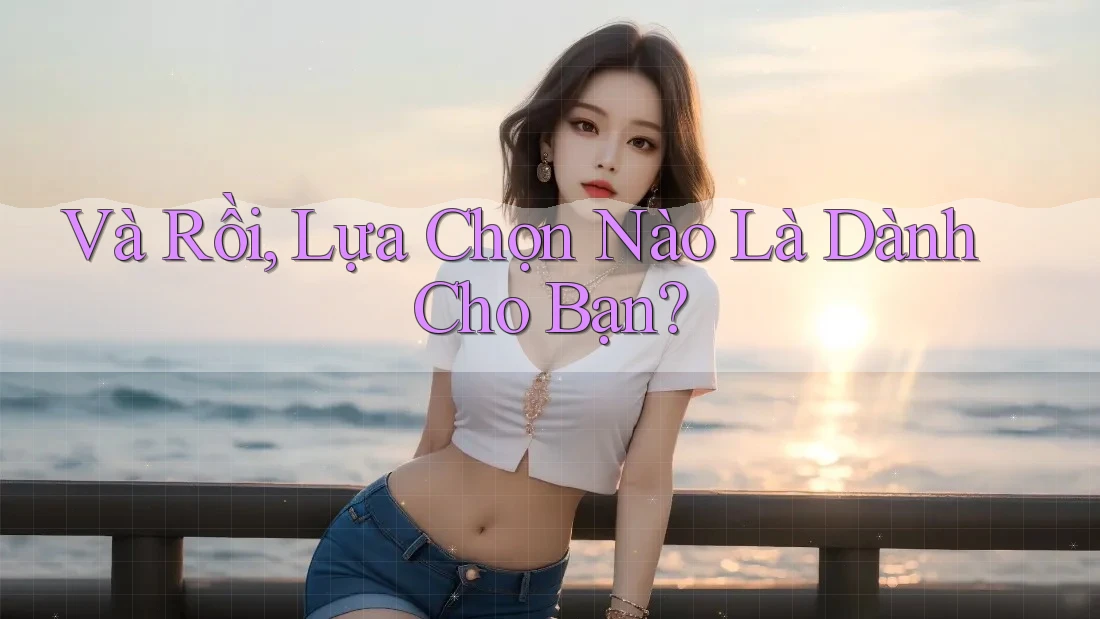 Và Rồi, Lựa Chọn Nào Là Dành Cho Bạn?