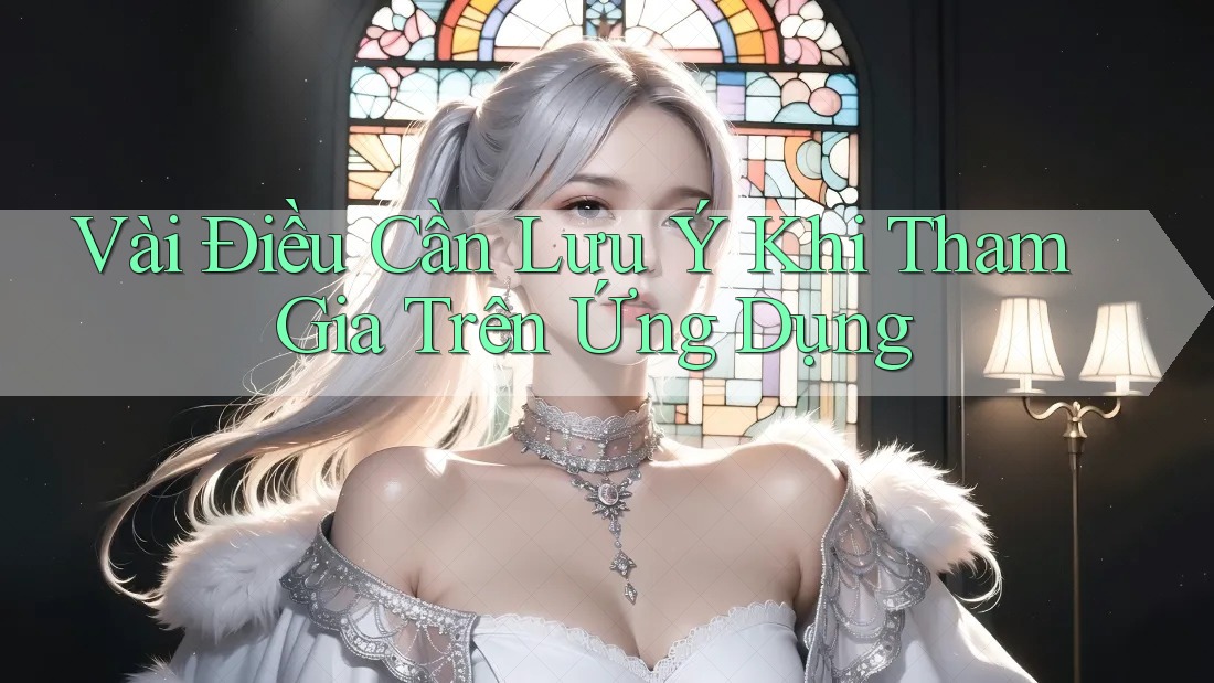 Vài Điều Cần Lưu Ý Khi Tham Gia Trên Ứng Dụng
