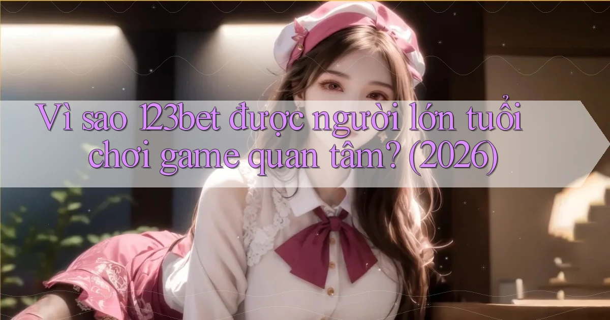 Vì sao 123bet được người lớn tuổi chơi game quan tâm (2026)